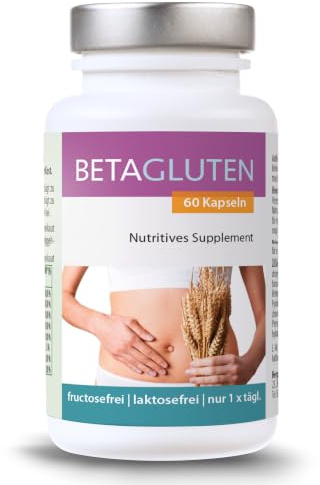 Betagluten 60 Kapseln | geeignet bei Gluten-bewusster Ernährungsweise