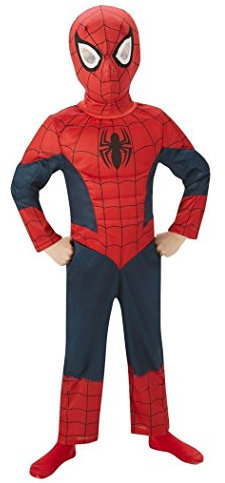 Intex – it880874-l Ultimate Spiderman disfraz, con músculos, Talla L