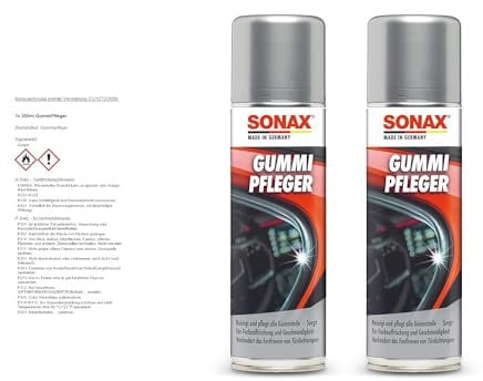 SONAX Gummipfleger Gummi Pflegemittel 300Ml 2X