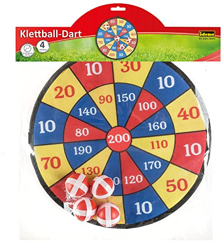 Dartscheibe Klettball-Dart, Durchmesser 35 cm, mit 4 Klettbällen