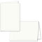 50x faltbares Einlege-Papier für DIN A5 Doppelkarten - transparent-weiß - 297 x 210 mm (210 x 148 mm gefaltet) - ideal zum Bedrucken mit Tinte und Laser - hochwertig Mattes Papier von Gustav NEUSER