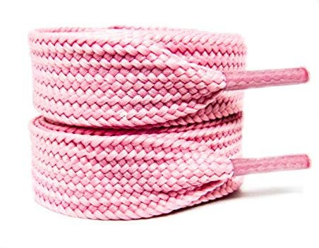 maxstrapz Lacci grandi larghi 10 mm e 15 mm grasso scarpe lacci per scarpe da skate (15mm, Rosa)