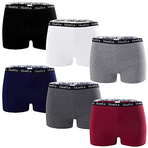 Libella® Panties Boxer Shorts Shorts Women's Hipsters Underpants Underwear Set Cotton 6 Pack 3429UN2 XL