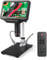 Andonstar AD407 Microscopio digital de soldadura HDMI 3D con 4MP UHD y pantalla LCD ajustable de 7 pulgadas, microscopios de video USB para reparación de teléfonos SMT SMD DIY