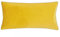 PAD - Kissenhülle, Kissenbezug - Elegance - Samt - Polyester - Farbe: gelb - 25 x 50 cm