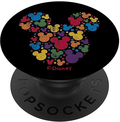 Disney Mickey Mouse Icon Heart Rainbow PopSockets Klebender PopGrip
