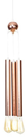 Suspensions modernes à 3 lumières, éclairage de lustre à cordon réglable, plafonniers suspendus en métal pour chambre à coucher avec îlot de cuisine,Rose gold
