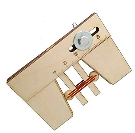 Fyearfly Holz Schiffs Modellbau Kits, Holzschiff Modellbausatz Hand Dead Eyes Zubehör Montage Festmacherwerkzeug Verstellbares Holzbefestigungswerkzeug für Klassische Segelmodelle aus Holz