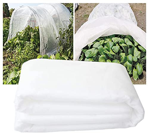 Insektenschutznetz, Atmungsaktives Pflanzen Frostschutz, Gartennetz Insektenschutz, Vlies Pflanzen Winter, Pflanzenschutznetz Garten, WasserdurchläSsig Wind, KäLte, VöGel und Insekten(Size:Dick)