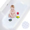 McNory Tapis de Bain de Baignoire Antidérapant avec Les Ventouses Puissantes, Baignoire Mat,Sécurité Anti Glisse,Résistant à la Moisissure Lavable en Machine 101x 40.5cm -Transparent