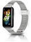 ToVioc Cinturino Compatibile con Huawei Band 7/Honor Band 7 - Cinturino in Acciaio Inossidabile Adatto - Argento