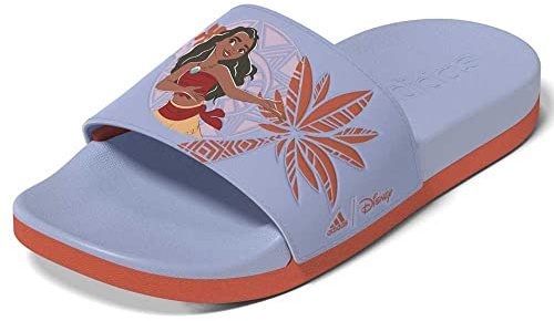 adidas Adilette Comfort Moana K Slippers, Blue Dawn Semi Impact Orange Blue Dawn, 34 EU