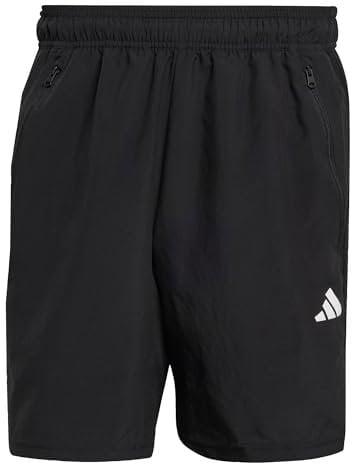 adidas Herren Train Essentials Woven Training Shorts, Black/White, M 9 inch