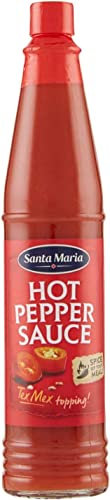 6x Santa Maria, scharfe Chilisauce, perfekter Begleiter zu mexikanischen und nicht-mexikanischen Gerichten 85 ml Flasche