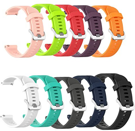 Muovrto Armband für Garmin vivoactive 3/Venu/Venu Sq/Forerunner 245/645,Smartwatch Ersatzarmbänder für Garmin Vivomove Trend/Forerunner 158/55