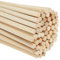 SHUESS 100 tasselli in legno naturale non finiti, 300 x 8 mm, per fai da te e lavori artistici, bastoncini di legno per artigianato (30 x 0,8 cm)