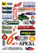 Diyxisk Monster Scratch Auto Aufkleber, Monster Energy Aufkleber Bogen, Sponsoren Aufkleber, Moto Motocross Stickers Kit, für Offroad Motorräder und Helme Motorrad Enthusiasten (Nummer)