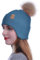 HEYANN Mütze Damen mit Ohrenklappe,Strickmützen für Damen Wintermütze Herren Fahrradhelm Beanie Hut Unisex Winter Beanie Hut Outdoor Skimütze für Männer und Frauen (Blauer See)