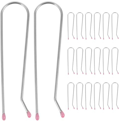 EXCEART U Förmige Lockenwickler Clip 20 Stück Hot Roller Clips Ersatz Hot Curler Clips Für Haarstyling