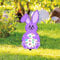 Acryl Gartenstecker Gartendeko Osterhase Stecker Ostern Acryl Ostern Kaninchen Statue Ornament Frühling Ostern Deko Gartendeko Figuren Osterdeko Gartenfigur für Rasen Garten Hinterhöfe (B, One Size)