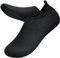 WateLves Badeschuhe Herren Damen Wasserschuhe Strandschuhe Schwimmschuhe Aquaschuhe Schnell Trocknend Barfußschuhe Breathable Surfschuhe Unisex Beach Pool Yoga(Schwarz 44/45)