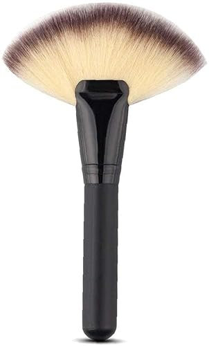 Black Big Big Fan Top Brush Makeup Tools Fan Face Brush ConConcealer Powder Blush Nose Wipe Brush Makeup Tool and Other Accessories Face Brushes Face