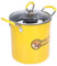 Japanese Fryer Pot, 3L Stainless Steel Frying Pan with Lid for Induction Hobs