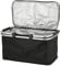 Einkaufskorb 30 Liter schwarz mit Kühlfunktion - 48 x 24 cm - Thermo Einkaufstasche mit Zwei Griffen - Thermotasche Kühltasche Faltkorb Picknickkorb Tragekorb