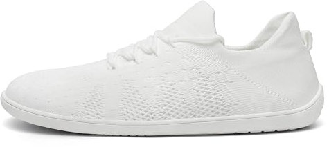 SAGUARO Unisex Breite Barfußschuhe Herren Barefoot Slip On Sneaker Damen Atmungsaktiv Leicht Walkingschuhe GR.44