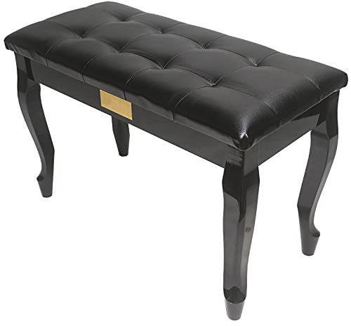 Keyboard Bench with Storage Compartment Anti Slip Design Piano Stool for Dressing Table Double Music Keyboard Bench