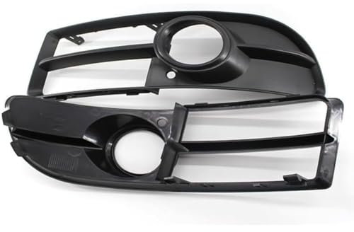 ZZRSXZSR Auto Nebelscheinwerfer Grill Lampenabdeckung Waben Hex Kühlergrill für Audi A4 B7 A4 S-Line S4 2005 2006 2007 2008,Frontstoßstangengrill