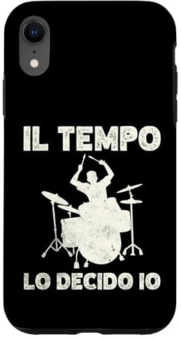 Custodia per iPhone XR Batterista Batteria