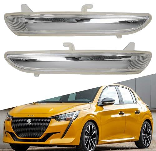 Convitex 2 Spiegelblinker Links Rechts für C3 III ab 2016/C4 CACTUS ab 2018, CORSA F ab 2019, 2008 2013-2019/208 (12-19)/208 ab 2019