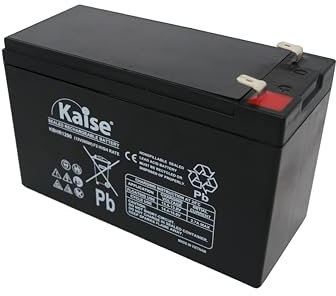 Kaise Batería AGM 12V 9Ah de Plomo-Ácido – Alta Tasa de Descarga, VRLA Sellada, hasta 40% Más Potencia, Ciclo Profundo, para SAI, UPS y Energía de Respaldo