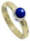 Lapislazuli Edelstein 925 Sterling silber Und Messing Band Ring Herren und Damen Alle Größen Schmuck CRG1094BV9_(55 (17.5))