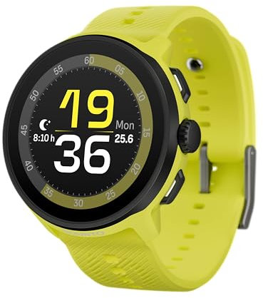SUUNTO RUN Orologio Sportivo da Corsa, 1,32 AMOLED Touchscreen, Tracker Attività, Smartwatch per Running, GPS Dual Band, Monitoraggio della Frequenza Cardiaca/Sonno, 12 Giorni di Autonomia, Musica