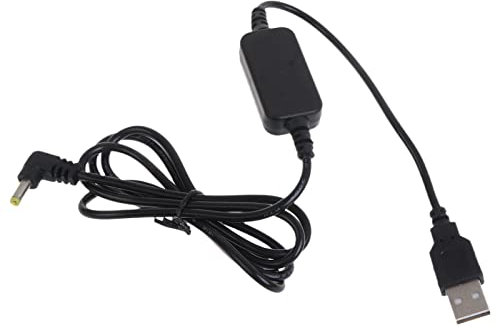 THINCAN Cable adaptador de alimentación USB de 5 V a 12 V, cable adaptador de 4 0 mm y 7 mm para router luces LED