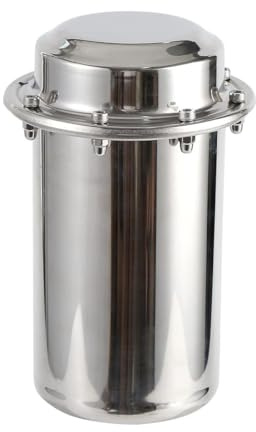 Ljxquisite Zeitkapsel aus Edelstahl - Verschließbar Behälter für die Zukunft Zeitbehälter zum Vergraben Wasserdicht Korrosionsbeständig und Schlagfest Time Capsule (Vertikale Version:20cm(7.9in))