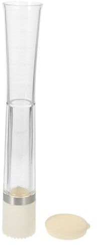 OUNONA Cocktail Muddler Measuring Cup White Ice Crusher Tool for Precise Drink Measuring Essential Bar Accessory for Home Parties Bars