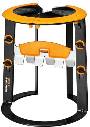 FISKARS X-Series Cortadora de leña L | Cortadora de leña Segura y Manual para Troncos de hasta Ø 12 cm, Incluye Bolsa, Negro/Naranja, 1079156