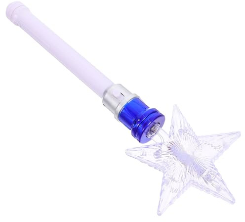 UTHCLO Bâton Lumineux Étoile Tournante Bleu, Baguette Magique LED Portable, Décoratif pour Garçon et Filles et Concerts, Accessoire Fête et Animation,