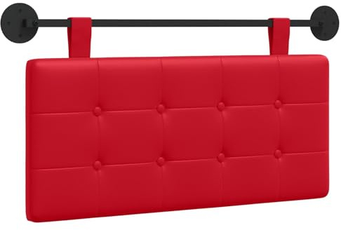 vidaXL Hängendes Kopfteil Kunstleder, Modernes rechteckiges Wandkopfteil, Flexible Rückenlehne, stylische Schlafzimmer-Deko, platzsparendes Design