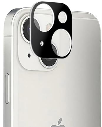 Techsuit Kameraschutz für iPhone 13, iPhone 13 Mini mit 9H Härte, Kristallklar, Kratzfest, Hohe Bildschärfe, Einfache Installation, Full Camera