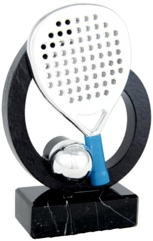 Trofeo de Pádel GRABADO Premio PERSONALIZADO pala pelota Padel de 20cm de altura
