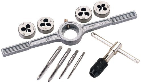 Draper 79201 Jeu de tarauds et filières métriques 10 pièces (Import Grande Bretagne)