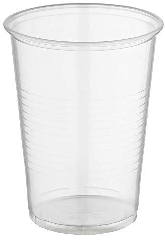 1-PACK Trinkbecher transparent klar mit Eichstrich 0,4 l, 400 ml, PP, 200 Stück