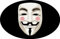 INDIGOS UG Aufkleber Autoaufkleber JDM Die Hart - V for Vendetta Decal Guy Fawkes Anonymous 127mmX88mm