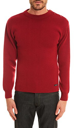 Armor Lux Herren, Pullover, 1901, Rot (Q99 Piment), XXL