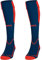 JAKO Unisex støttestrømpe Lazio Stutzenstrumpf, Marine/flame, 31-34 EU