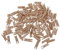Beyond Dreams® Set 100 Mollette in Legno per Decorazione | Morsetti Colore Naturale | Mini Clip Decorative per Foto, Messaggi, Biglietti, Matrimonio, Feste
